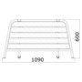 Stern gangplank for sailing boats/motorsailers